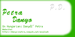 petra danyo business card